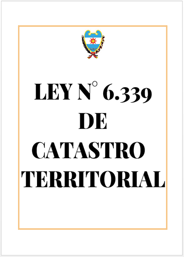 ley nacional de catastro